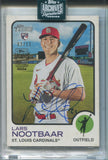 2024 Lars Lootbaar Topps Archives ROOKIE AUTO 02/11 AUTOGRPAH RC #32 St. Louis Cardinals
