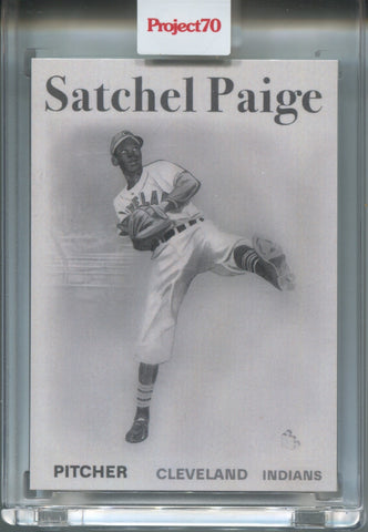 2021 Satchel Paige Topps Project 70 Oldmanalan 1958 TOPPS #254 Cleveland Indians HOF