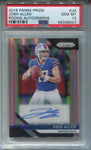 2018 Josh Allen Panini Prizm HOLO SILVER ROOKIE AUTO AUTOGRAPH OSA 10 #JA Buffalo Bills 8007