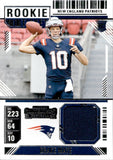2024 Drake Maye Panini Contenders ROOKIE TICKET SWATCH JERSEY RC #RTS-DME New England Patriots
