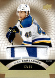 2017-18 Ivan Barbashev Upper Deck Premier ROOKIE PATCH 12/36 #66 St. Louis Blues