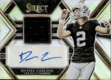 2022 Daniel Carlson Panini Select AUTOGRAPH JERSEY AUTO 24/199 #SMP-DC Las Vegas Raiders