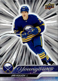 2023-24 Jiri Kulich Upper Deck EXTENDED SERIES YOUNG GUNS OUTBURST ROOKIE RC #710 Buffalo Sabres