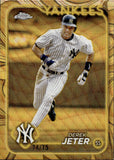2024 Derek Jeter Topps Gilded Collection GOLD WAVE REFRACTOR 74/75 #2 New York Yankees
