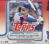 2025 Topps Update Series Baseball Jumbo, 6 Box Case
