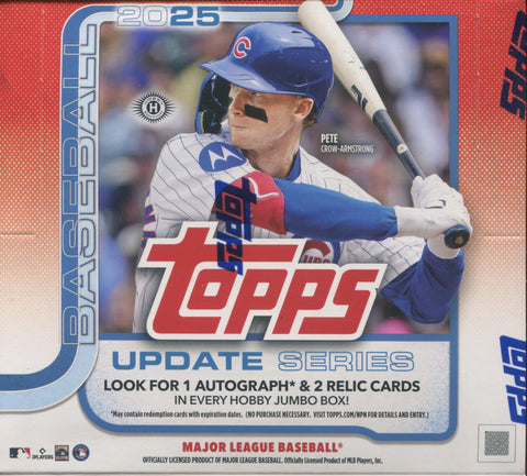 2025 Topps Update Series Baseball Jumbo, Box