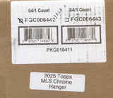 2025 Topps MLS Chrome Soccer Hanger, 64 Box Case