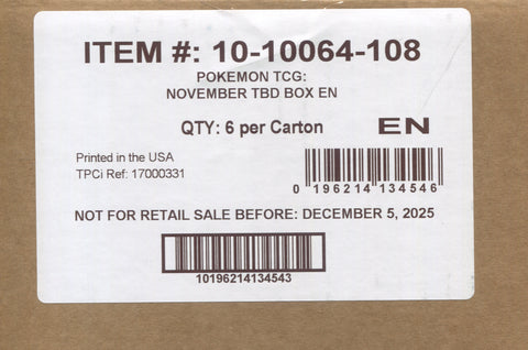 Pokemon Mega Kangaskhan EX , 6 Box Case *RELEASES 12/5*