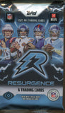 2025 Topps Resurgence Football Hobby, Pack