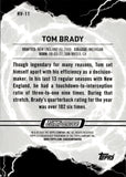 2023 Tom Brady Topps Composite RESURGENCE VOLTAIC PINK REFRACTOR #RV-11 New England Patriots