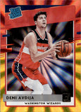 2020-21 Deni Avdija Panini Donruss RATED ROOKIE RED & GOLD LASER RC #205 Washington Wizards