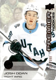 2024-25 Josh Doan Upper Deck Premier ROOKIE 217/399 RC #111 Utah Mammoth