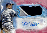 2017 Blake Snell Topps Inception AUTOGRAPH PATCH 46/50 AUTO #IAP-BSN Tampa Bay Rays