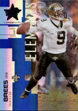 2007 Drew Brees Donruss Leaf Rookies & Stars LONGEVITY 24/99 #101 New Orleans Saints
