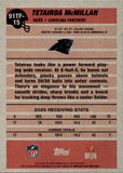 2026 Tetairoa McMillan Topps 1991 DESIGN BLUE CRACKLE FOIL 73/150 #91TF-15 Carolina Panthers