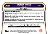 2026 Jackson Harris Bowman University Chrome 1ST BOWMAN BLUE REPTILIAN REFRACTOR 89/150 #BCP-56 LSU Tigers