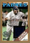 2023 Tony Gwynn Topps Series 1 GOLD 1988 DESIGN JERSEY 10/50 RELIC #88R-TG San Diego Padres HOF