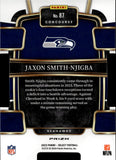 2023 Jaxon Smith-Njigba Panini Select CONCOURSE DIE-CUT SILVER PRIZM ROOKIE RC #87 Seattle Seahawks 1