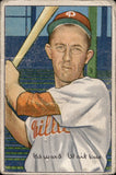 1952 Eddie Waitkus Bowman #92 Philadelphia Phillies BV$25