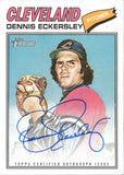 2026 Dennis Eckersley Topps Heritage REAL ONE AUTOGRAPH AUTO #ROA-DE Cleveland Indians