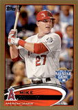 2012 Mike Trout Topps Update ALL-STAR GAME GOLD 738/2012 #US144 Anaheim Angels