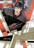 2018-19 Andrei Svechnikov Upper Deck SPx ROOKIE 108/299 RC #08-AS Carolina Hurricanes