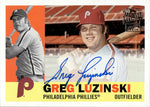 2021 Greg Luzinski Topps Archives 1960 DESIGN FAN FAVORITE AUTO AUTOGRAPH #FFA-GL Philadelphia Phillies