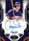 2025 Larry Walker Topps Tier One PRIME PERFORMERS BLUE FOIL AUTO 92/99 AUTOGRAPH #PPA-LW Montreal Expos