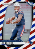 2024 Joe Milton III Panini Prizm RED WHITE BLUE PRIZM ROOKIE RC #354 New England Patriots