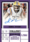 2017 Jamal Adams Panini Contenders Draft Picks COLLEGE TICKET AUTOGRAPH RC AUTO #181 LSU Tigers New York Jets