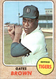 1968 Gates Brown Topps #583 Detroit Tigers