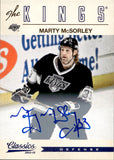 2012-13 Marty McSorley Panini Classics Signatures AUTOGRAPH AUTO #83 Los Angeles Kings 2
