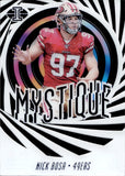 2019 Nick Bosa Panini Illusions MYSTIQUE BLUE 148/299 #MYS-NIB San Francisco 49ers