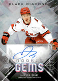 2024-25 Jackson Blake Upper Deck Black Diamond ROOKIE GEMS AUTOGRAPH 96/199 AUTO RC #RGS-JB Carolina Hurricanes