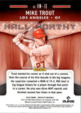 2022 Mike Trout Panini Absolute HALL WORTHY BLUE SPECTRUM 64/149 #HW-10 Los Angeles Angels