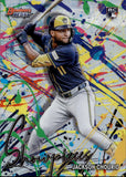 2024 Jackson Chourio Bowman's Best SHOWPIECES ROOKIE RC #BS-9 Milwaukee Brewers