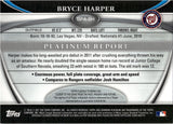 2011 Bryce Harper Bowman Platinum PROSPECTS ROOKIE AUTO RC AUTO #BPA-BH Washington Nationals
