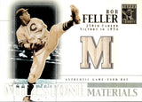 2002 Bob Feller Topps Tribute MILESTONE MATERIALS GAME-USED BAT #MIM-BF Cleveland Indians
