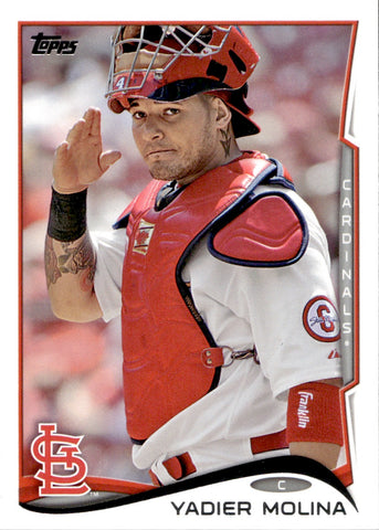 2014 Yadier Molina Topps SABERMETRIC STATS SP SHORT PRINT #57 St. Louis Cardinals