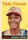 1958 Vada Pinson Topps #420 Cincinnati Reds BV$80 MK
