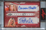 2023 Carmen Electra Pamela Anderson Leaf Decadence CO-STAR DUAL AUTOGRAPHS AUTO #CA-6