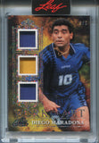 2026 Diego Maradona Leaf Art of Sport WORK OF ART TRIPLE JERSEY 1/6 RELIC #WA-10 Argentina