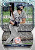 2023 Spencer Jones Bowman Chrome Prospects 1ST BOWMAN MOJO REFRACTOR #BCP-139 New York Yankees