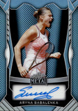 2025 Aryna Sabalenka Leaf Metal PLATINUM BLUE PRISMATIC AUTOGRAPH 42/65 AUTO #MA-AS2 TENNIS