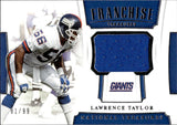 2018 Lawrence Taylor Panini National Treasures FRANCHISE TREASURES JERSEY 81/99 #FT-LA New York Giants