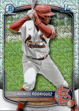 2025 Rainiel Rodriguez Bowman Chrome Prospects 1ST BOWMAN MOJO REFRACTOR #BCP-200 St. Louis Cardinals 10