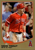 2013 Mike Trout Topps GOLD 1043/2013 #338 Anaheim Angels
