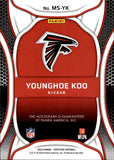 2022 Younghoe Koo Panini Certified MIRROR SIGNATURES ORANGE 10/50 AUTOGRAPH AUTO #MS-YK Atlanta Falcons