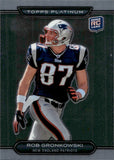 2010 Rob Gronkowski Topps Platinum ROOKIE RC #122 New England Patriots 2