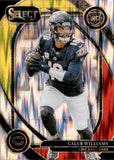 2024 Caleb Williams Panini Select CLUB LEVEL RED & YELLOW SHOCK PRIZM ROOKIE RC #216 Chicago Bears
